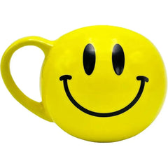 Smiley Face Sculpted Mug Gag Gift (Ceramic, 22 oz.) - Island Dogs