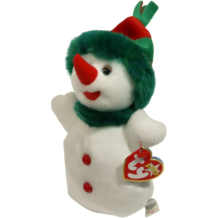 Snowgirl the Snowman Plush (8") - Ty - Original Beanie Babies Series (2000)