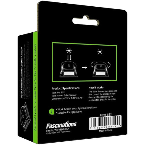 Solar Spinner - Low Light Spinning Display Base to Display Models (4