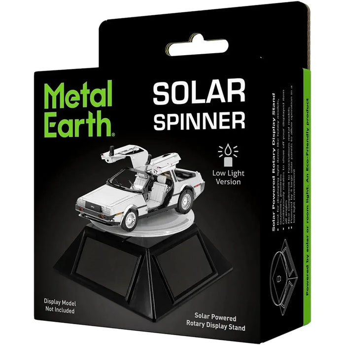 Solar Spinner - Low Light Spinning Display Base to Display Models (4", Solar Powered) - Fascinations - Metal Earth Series