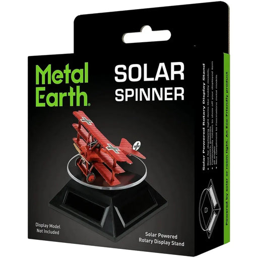 Solar Spinner - Spinning Display Base to Display Models (4", Solar Powered) - Fascinations - Metal Earth Series