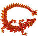 Solarflare Dragon Hatchling Toy Figure with Egg (3D Printed) - Wonderland Workshop