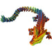 Solarflare Serpent Dragon Hatchling Toy Figure with Egg (3D Printed) - Wonderland Workshop