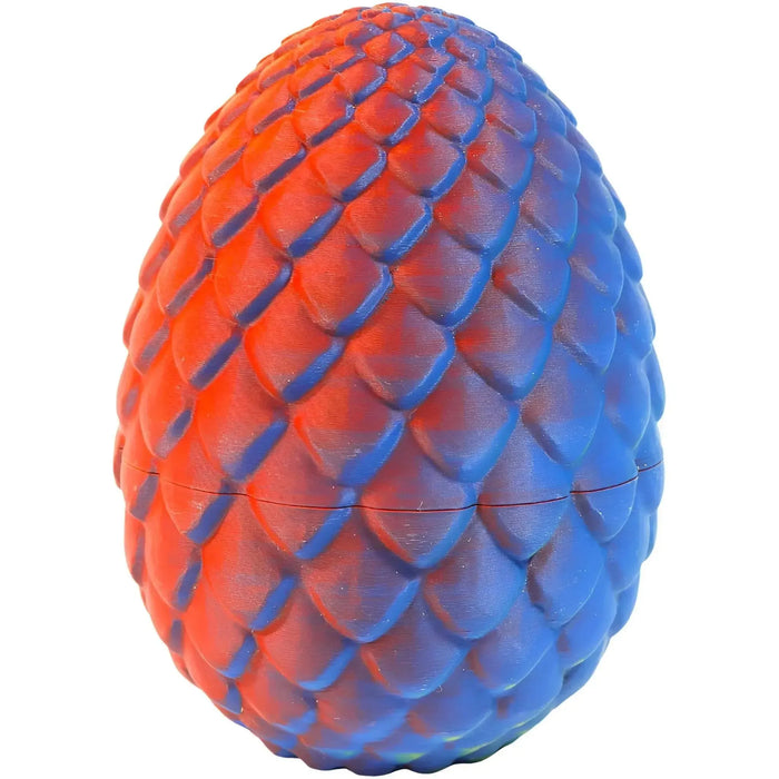 Solarflare Serpent Dragon Hatchling Toy Figure with Egg (3D Printed) - Wonderland Workshop