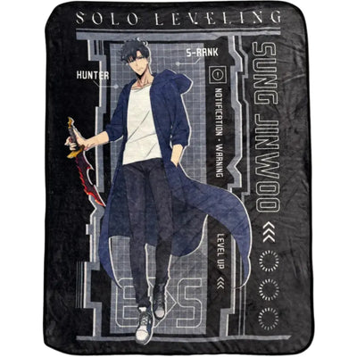 Solo Leveling - S-Rank Hunter Sung Jin-woo Plush Throw Blanket (46