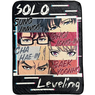Solo Leveling - S-Ranked Hunters Plush Throw Blanket (46