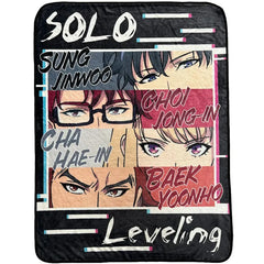 Solo Leveling - S-Ranked Hunters Plush Throw Blanket (46"x60") - Great Eastern Entertainment