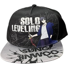 Solo Leveling - Sung Jin-woo Cap Hat (Black & Gray) - Great Eastern Entertainment
