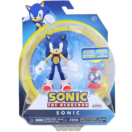 Sonic The Hedgehog - Modern Sonic with Invincible Item Action Figure (4") - Jakks Pacific
