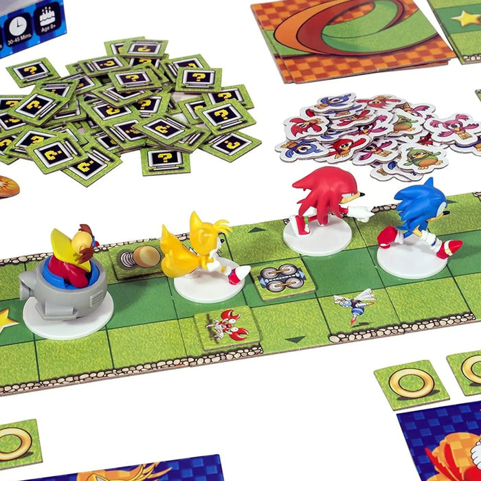 Sonic the Hedgehog: Crash Course - Action/Adventure Racing Board Game for Family, Adults, and Children (2-4 Players, Ages 8+) - IDW Games