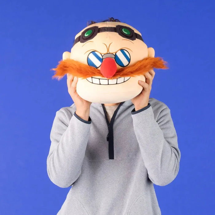 Sonic the Hedgehog - Dr. Eggman Head Plush Pillow (15") - Tomy - Club Mocchi Mocchi Series