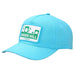 Sonic the Hedgehog - Green Hill Zone Snapback Hat (Light Blue, Ripstop, Pre-Curved Bill) - Bioworld