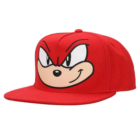 Sonic the Hedgehog - Knuckles Big Face Snapback Hat (Flat Bill) - Bioworld
