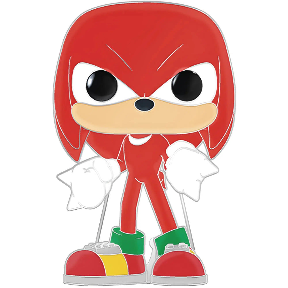 Sonic the Hedgehog - Knuckles Pin Badge (Glows in the Dark, Enamel) - Funko - Pop! Games Pin Series (02)