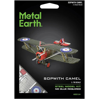 Sopwith Camel Plane Figure Model Kit (1:76 Scale, Steel, Moderate Difficulty) - Fascinations - Metal Earth Series - (2024)