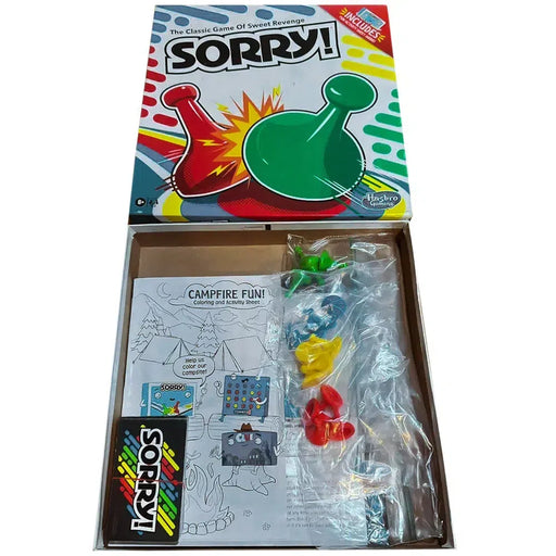 Sorry! - Competitive Racing Board Game for Family, and Children (2-4 Players, Ages 6+) - Hasbro Gaming