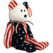 Spangle the Bear White Face Plush (9") - Ty - Original Beanie Babies Series - (1999)
