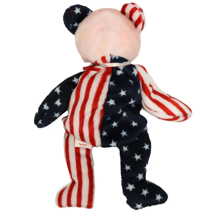 Spangle the Pink America Bear Plush (8") - Ty - Original Beanie Babies Series (1999)