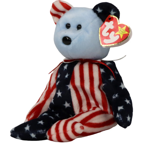 Spangle the Bear Blue Face Plush (9