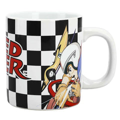 Speed Racer - Checkered Flag & Logo Mug (Ceramic, 16 oz.) - Bioworld