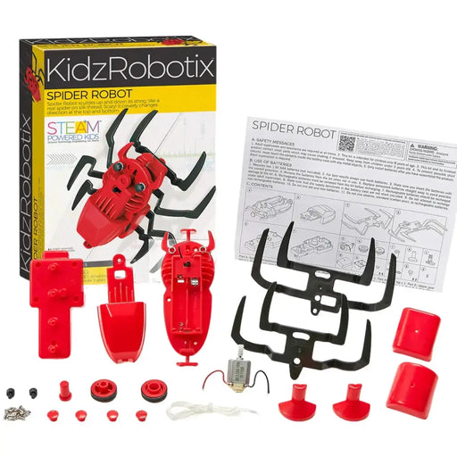 Spider Robot - Educational Toy Building Set - 4M - STEAM Powered Kids Series, Kidz Robotix Series