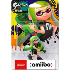 Splatoon - Lime Green Inkling Girl Figure - Nintendo - Amiibo Series
