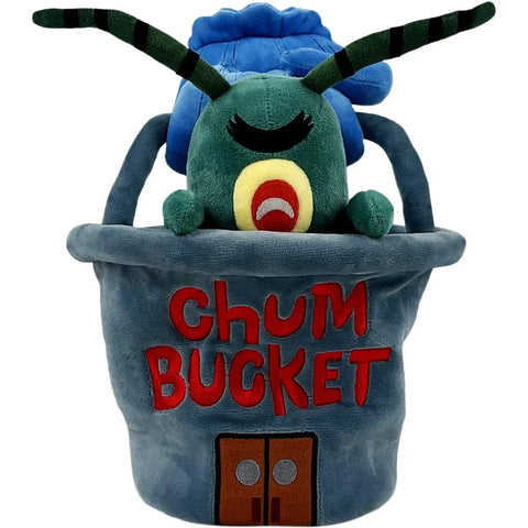 Spongebob Squarepants - Sheldon J. Plankton in the Chum Bucket Plush (9