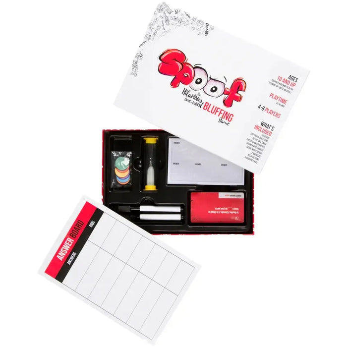 Spoof - Bluffing Trivia Card Game for Family and Adults (4-8 Players, Age 10+) - Inspiration Play!