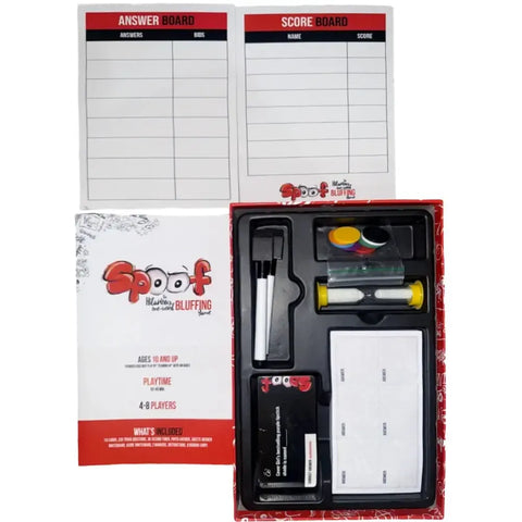 Spoof - Bluffing Trivia Card Game for Family and Adults (4-8 Players, Age 10+) - Inspiration Play!