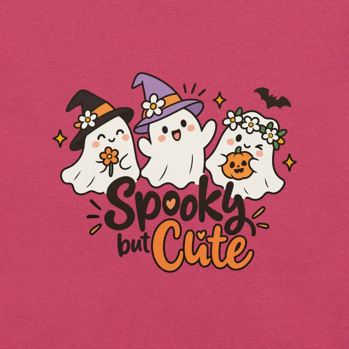 Spooky but Cute T-Shirt - Funny Halloween Ghost Gag Gift Graphic Tee