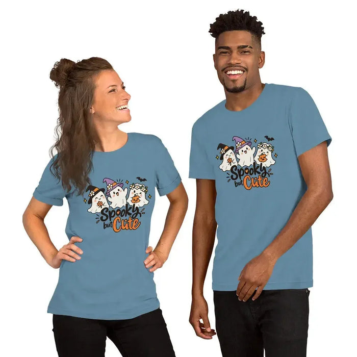 Spooky but Cute T-Shirt - Funny Halloween Ghost Gag Gift Graphic Tee