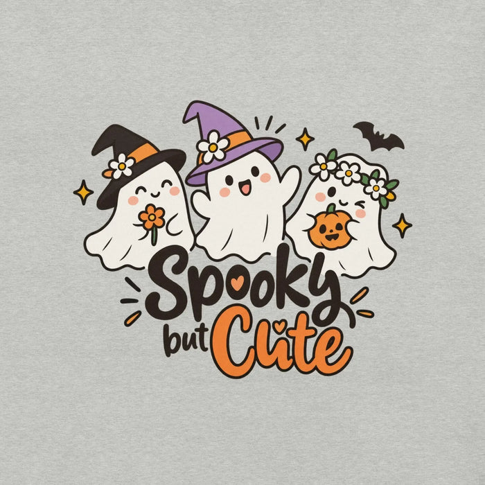 Spooky but Cute T-Shirt - Funny Halloween Ghost Gag Gift Graphic Tee