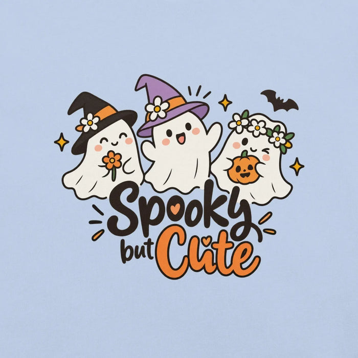 Spooky but Cute T-Shirt - Funny Halloween Ghost Gag Gift Graphic Tee