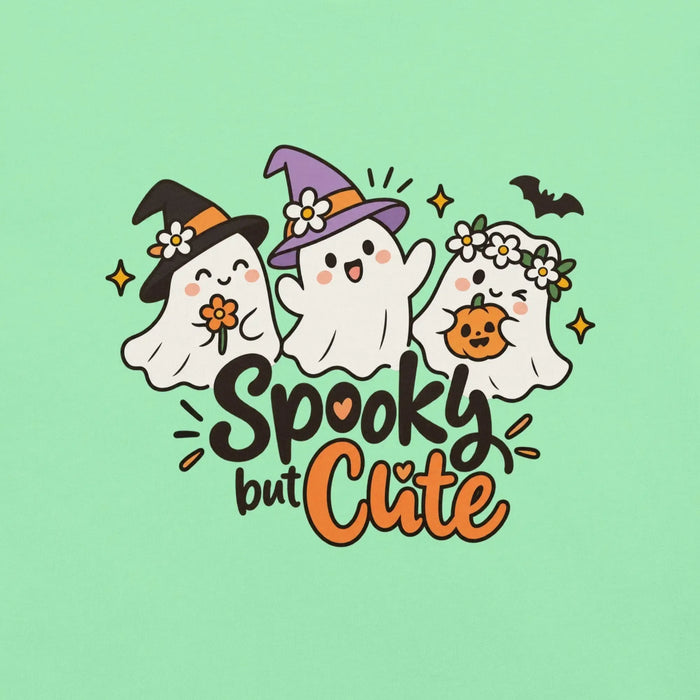 Spooky but Cute T-Shirt - Funny Halloween Ghost Gag Gift Graphic Tee