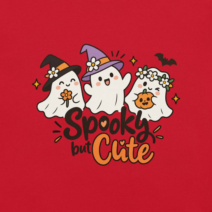Spooky but Cute T-Shirt - Funny Halloween Ghost Gag Gift Graphic Tee