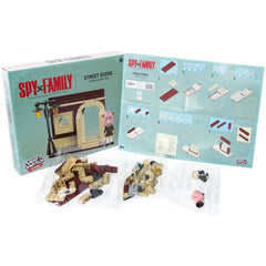 Spy x Family - Street Scene Construction Set (88 Pieces) - Well Played - Snap & Switch Series - (2024)
