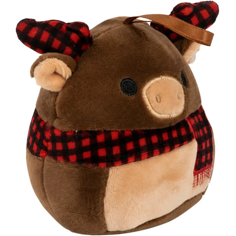Squishmallows - Alfred the Reindeer Version 2 Holiday Ornament Plush (3.5