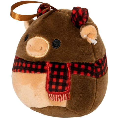 Squishmallows - Alfred the Reindeer Version 2 Holiday Ornament Plush (3.5