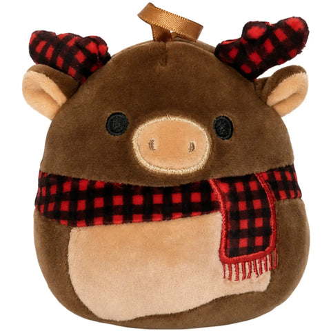 Squishmallows - Alfred the Reindeer Version 2 Holiday Ornament Plush (3.5