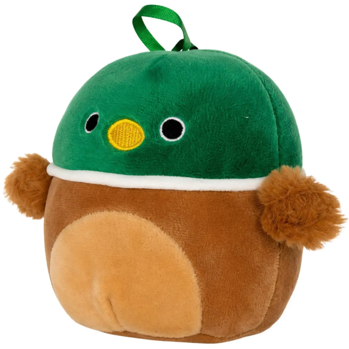 Squishmallows - Avery the Duck Version 2 Holiday Ornament Plush (4.5") - Kellytoy - Holiday Winter Collection - (2022)