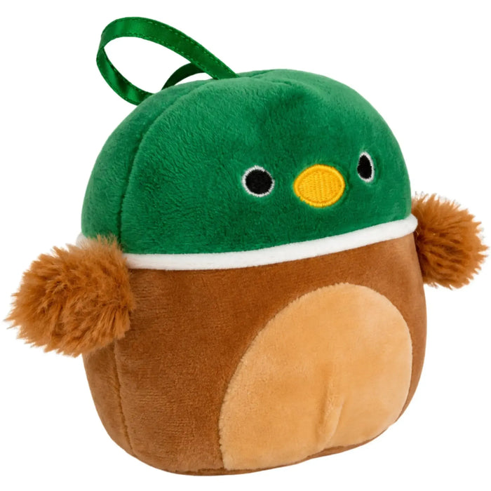 Squishmallows - Avery the Duck Version 2 Holiday Ornament Plush (4.5") - Kellytoy - Holiday Winter Collection - (2022)