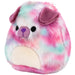 Squishmallows - Bashira the Dog Plush (2.5") - Jazwares - Squishville Purple Pals Squad - (2023)