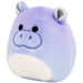 Squishmallows - Benedict the Hippo Plush (2.5") - Jazwares - Squishville Varsity Squad - (2023)