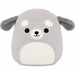 Squishmallows - Brian the Grey Dog Plush (5.5") - Kellytoy - (2022)