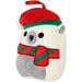 Squishmallows - Brooke the Polar Bear Holiday Ornament Plush (5") - Kellytoy - Holiday Classic Collection - (2022)