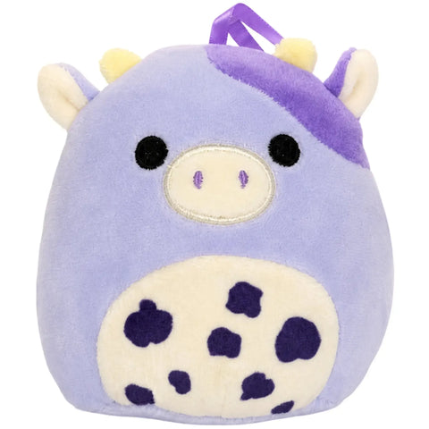 Squishmallows - Bubba the Cow Holiday Ornament Plush (4.5