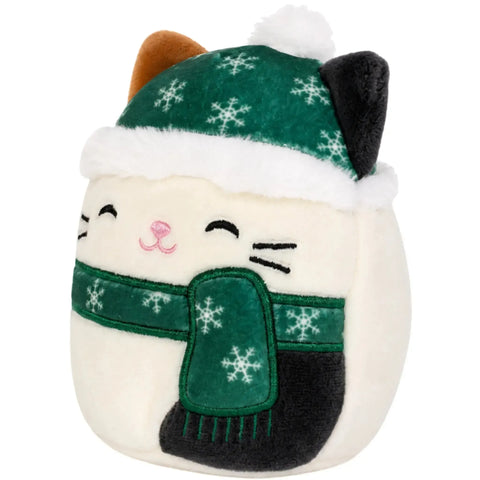 Squishmallows - Cam the Calico Cat Holiday Ornament Plush (4.5