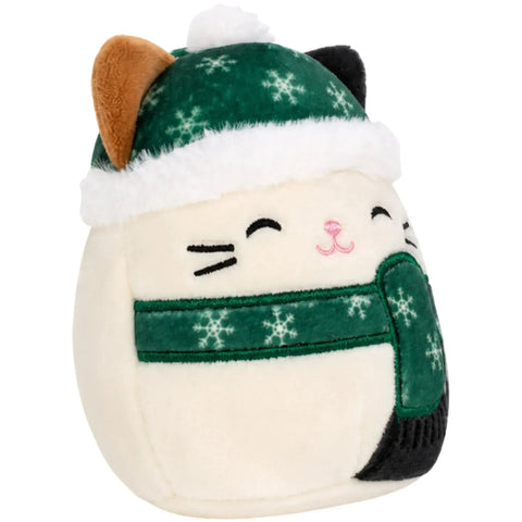 Squishmallows - Cam the Calico Cat Holiday Ornament Plush (4.5