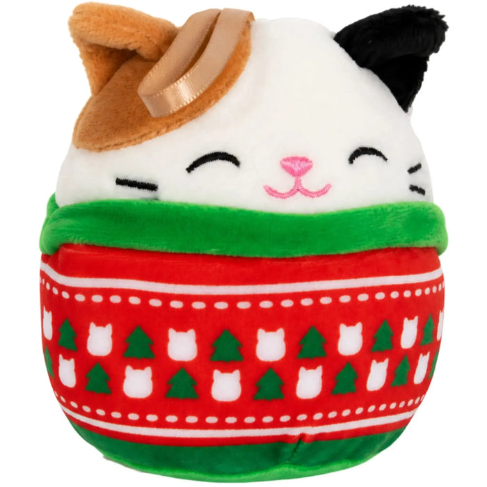 Squishmallows - Cam the Cat Version 2 Holiday Ornament Plush (4") - Kellytoy - Holiday Winter Collection - (2023)