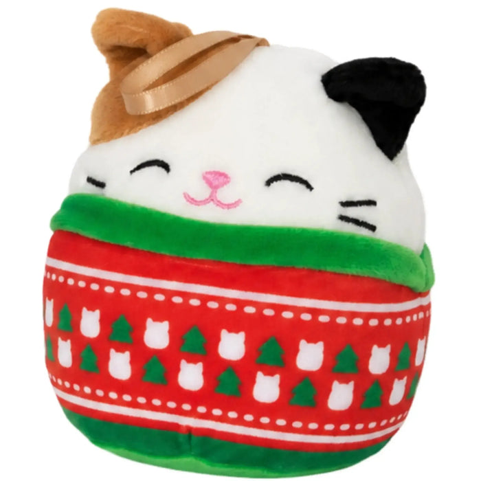 Squishmallows - Cam the Cat Version 2 Holiday Ornament Plush (4") - Kellytoy - Holiday Winter Collection - (2023)